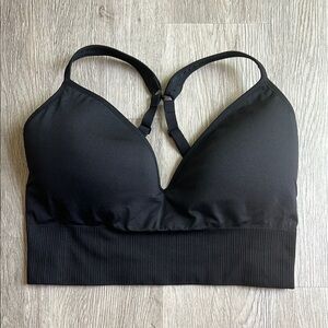 Athleta Black Women's Sports Bra, Size M
